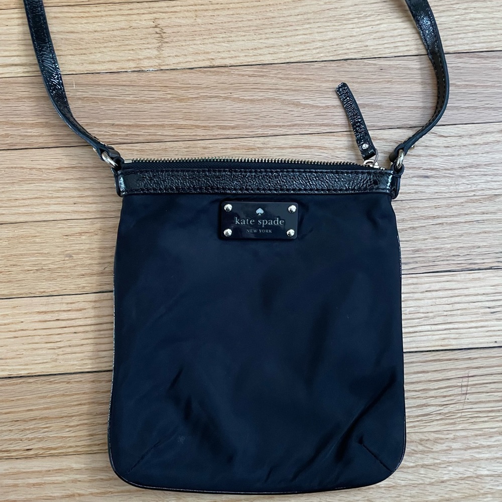 Kate Spade Black Nylon Crossbody